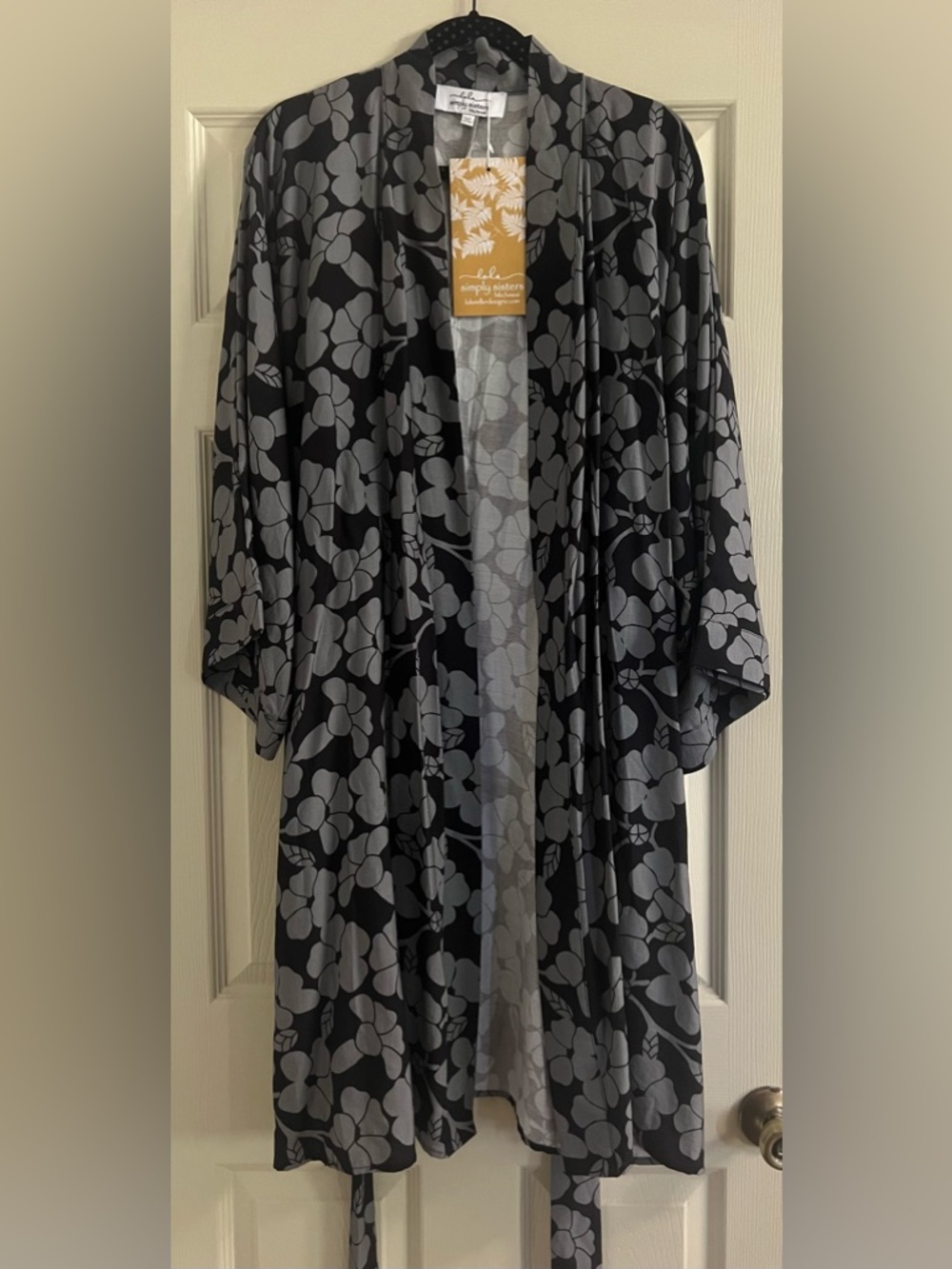 Simply Sisters- “Kimono” Long Robe Cover Up